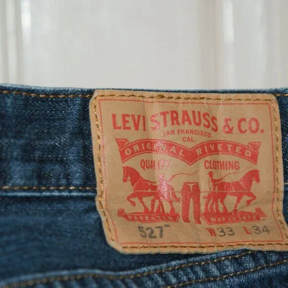 Levi Strauss  & Co 527 Jeans Size 33 x 34 - Picture 10 of 15